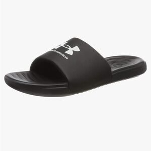 Under Armour Black Slide Sandals